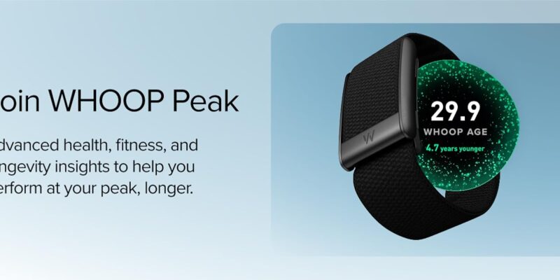 Improve your health with WHOOP Activity Tracker
